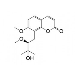 Structure of 76996-30-0 | 2'-Methoxymeranzin hydrate