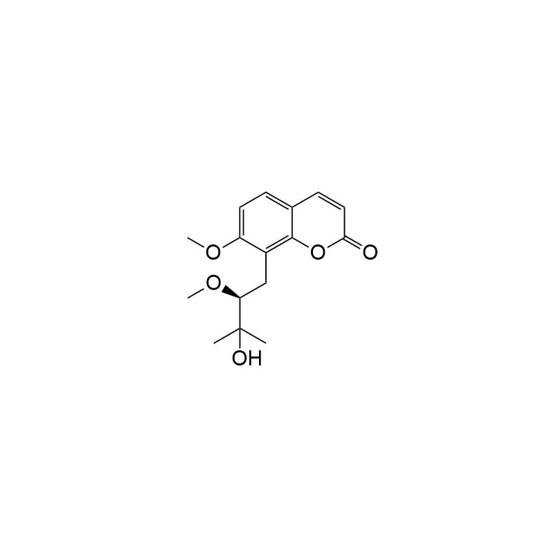 Structure of 76996-30-0 | 2'-Methoxymeranzin hydrate
