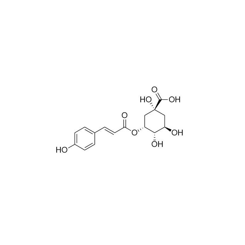 Structure of 32451-86-8 | 5-O-Coumaroylquinic acid