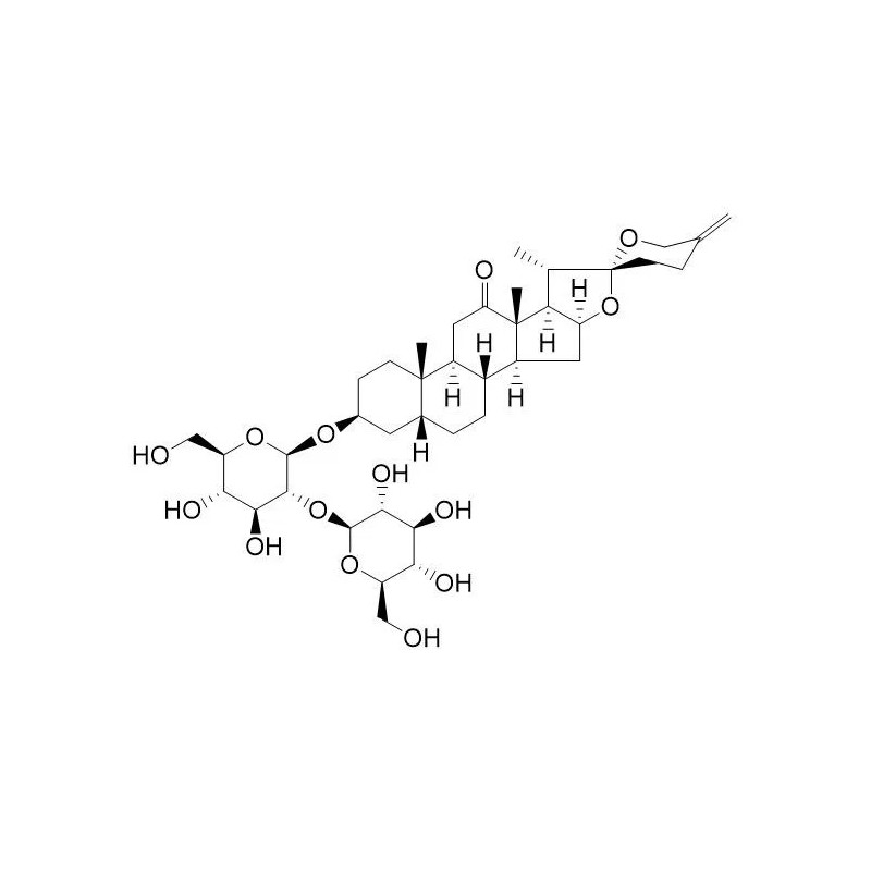 Structure of 1592406-40-0 | 25(27)-Ene-elephanoside H