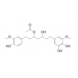 Structure of 934959-67-8 | 1-(3-Methoxy-4-hydroxyphenyl)-3-acetoxy-5-hydroxy-7-(3