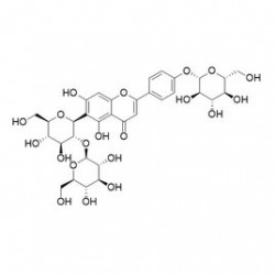 Structure of 63316-27-8 | Isosaponarin 2''-O-glucoside (Isovitexin-2''-4'-di-O-beta-D-glucoside)