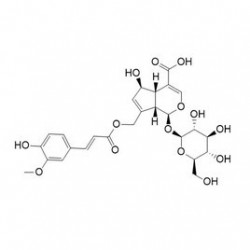 Structure of 1428268-72-7 | 10-O-trans-p-Feruloylscandoside