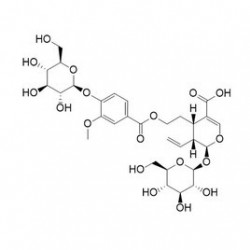 Structure of 469899-55-6 | 7-O-(4-beta-D-glucopyranosyloxy-3-methoxybenzoyl)secologanolic acid