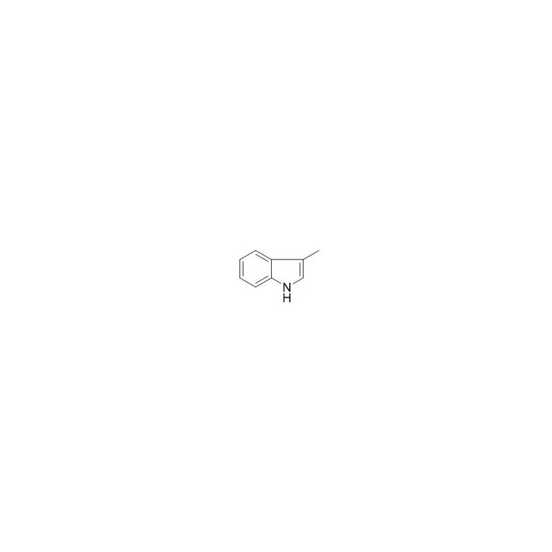 Structure of 83-34-1 | 3-Methylindole
