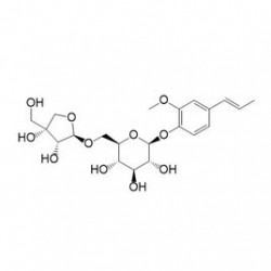 Structure of 2476709-47-2 | 2-Methoxyphenyl-4-propylene-1-O-beta-apiofuranosyl-(1-6)-beta-glucopyranoside