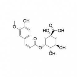 Structure of 87099-75-0 | cis-5-O-Feruloylquinic acid