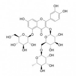 Structure of 1478622-04-6 | Quercetin-5-O-glucoside-3-O-rutinoside
