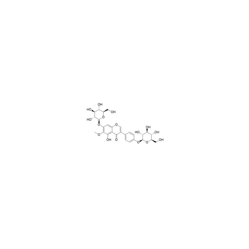 Structure of 848128-32-5 | Tectorigenin-7-O-beta-glucosyl-4'-O-beta-glucoside
