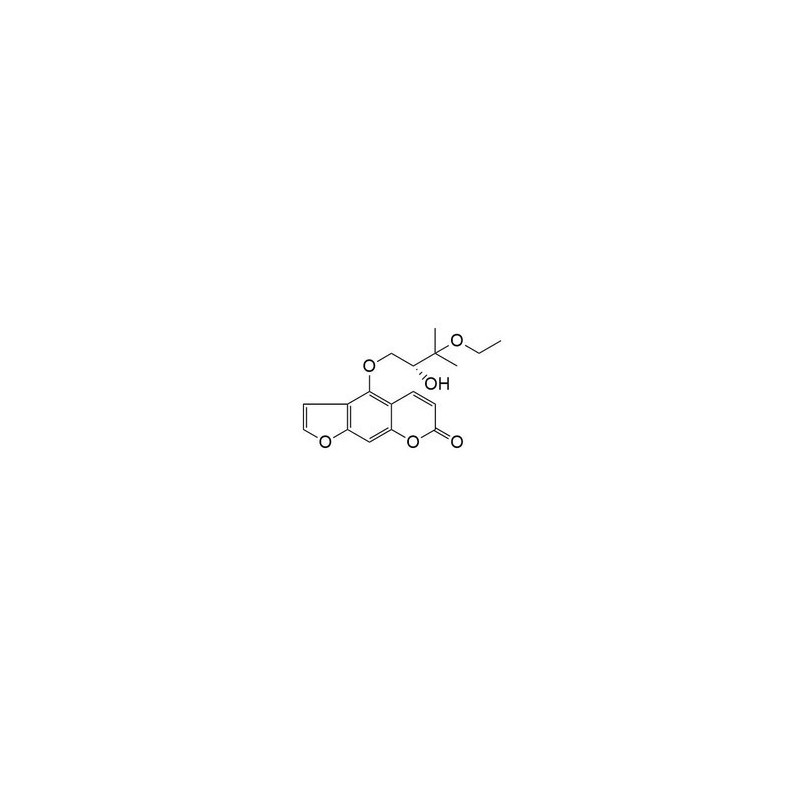 Structure of 90686-46-7 | Oxypeucedanin hydrate-3-ethyl ether