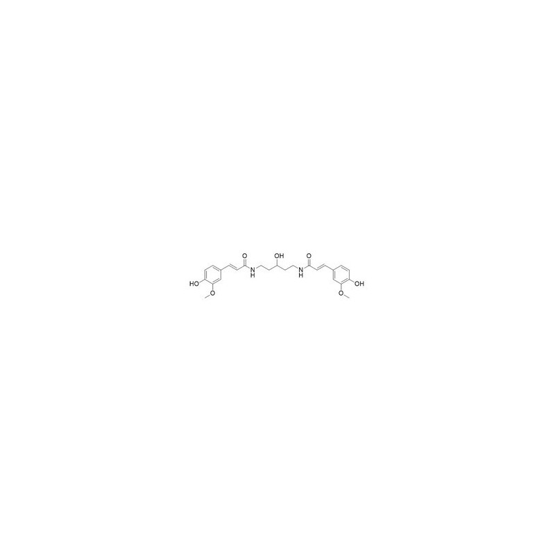 Structure of 2584997-91-9 | N-trans-p-Coumaroyl-N'-trans-feruloyl-3-hydroxy-cadaverine