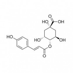 Structure of 53539-37-0 | 4-O-Coumaroylquinic acid